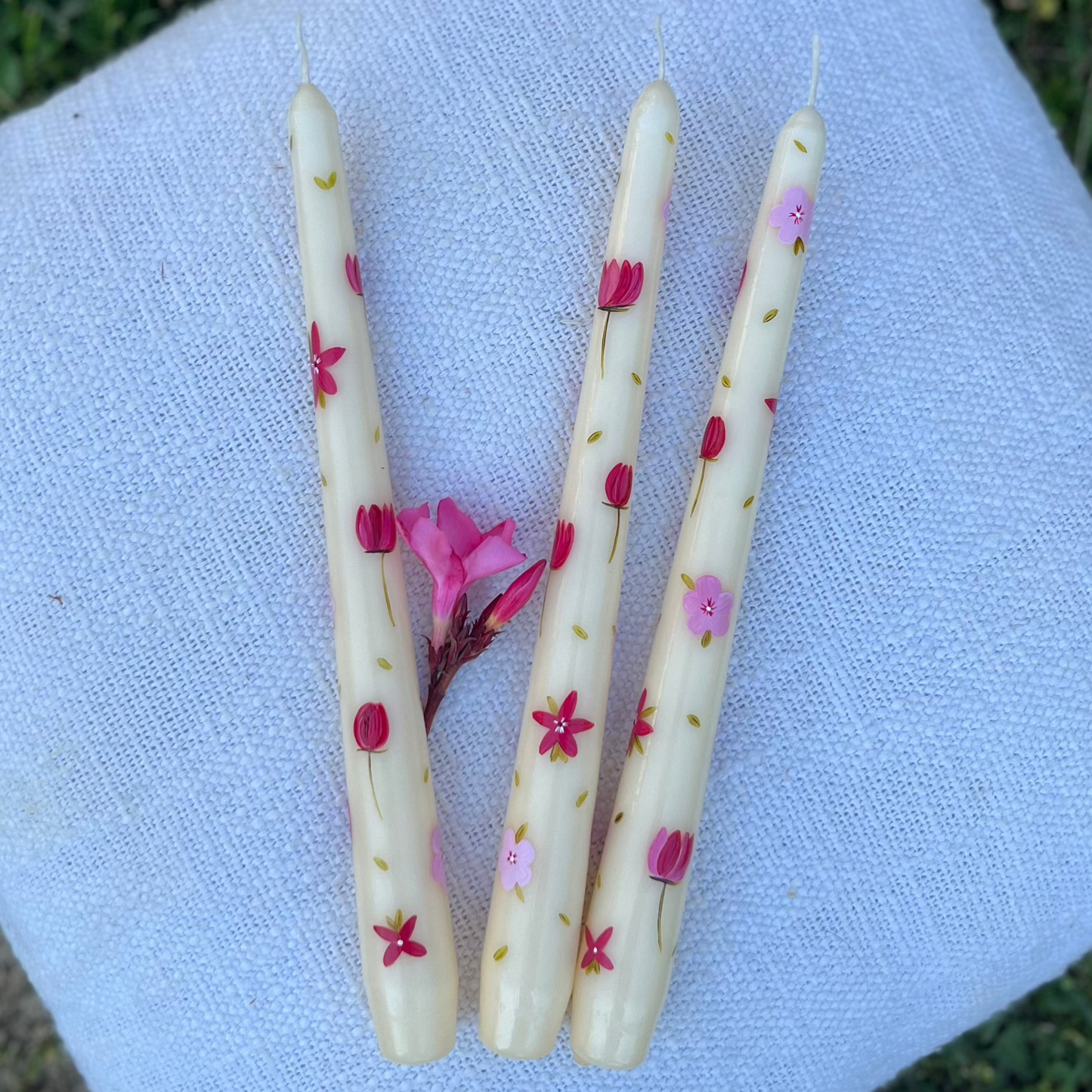 Fleurs roses