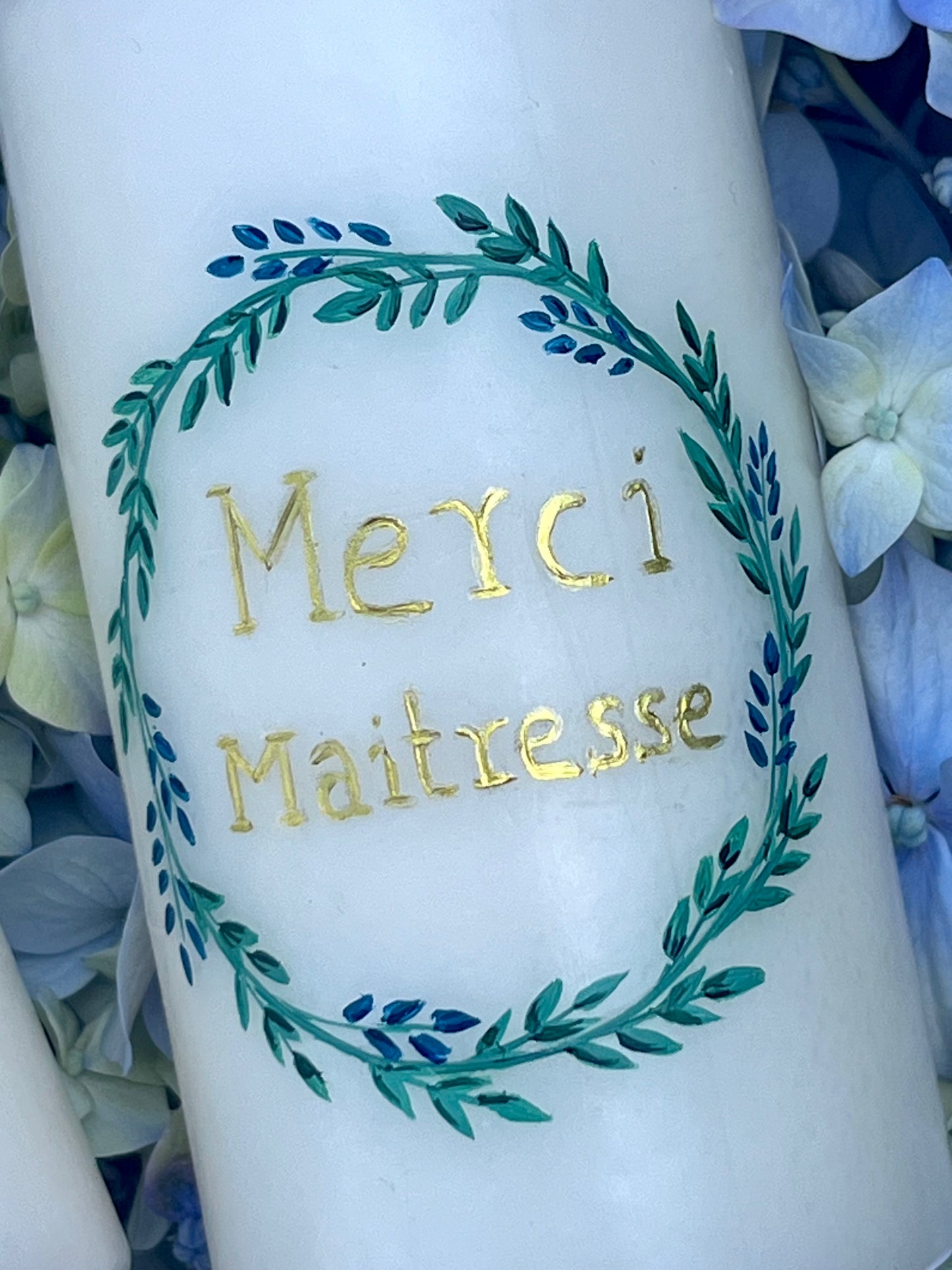 Bougie décorative peinte à la main
cadeau de remerciement, de baptême, de communion, de mariage
cadeau original
décoration intérieur accessoire
fait main